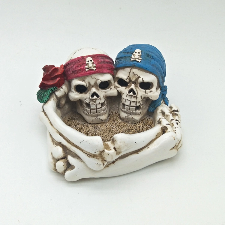 Resin Cigar Ashtray Day of The Dead Souvenir Gift Cool Skull Ashtray