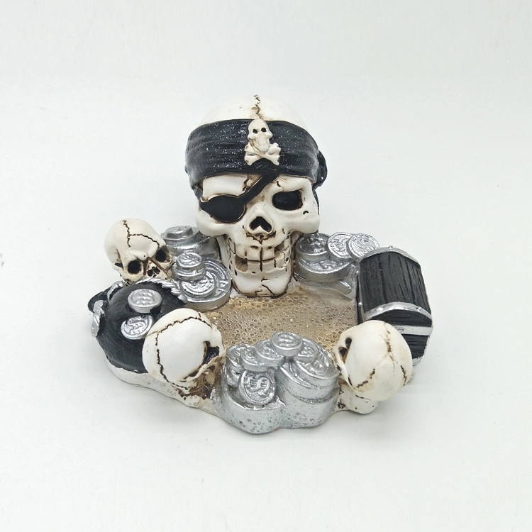 Resin Cigar Ashtray Day of The Dead Souvenir Gift Cool Skull Ashtray