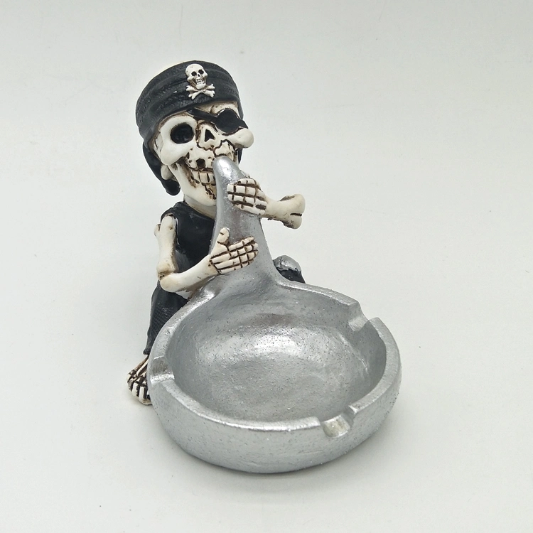 Resin Cigar Ashtray Day of The Dead Souvenir Gift Cool Skull Ashtray