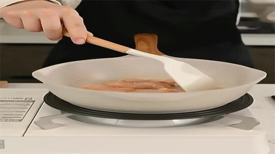 Wok de fundición de ollas de cocina de calidad alimentaria fundido a presión