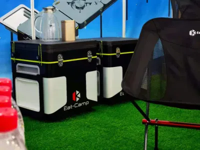 Estación de camping integrada al aire libre